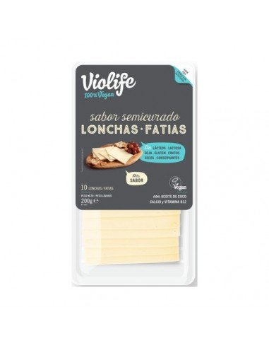 Refrig queso violife lonchas estilo semicurado 200 g