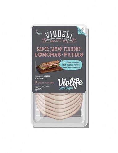 Refrig violife lonchas viodeli sabor jamon 100 gr.