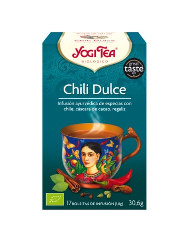 Yogi tea chili dulce BIO 17 bolsitas