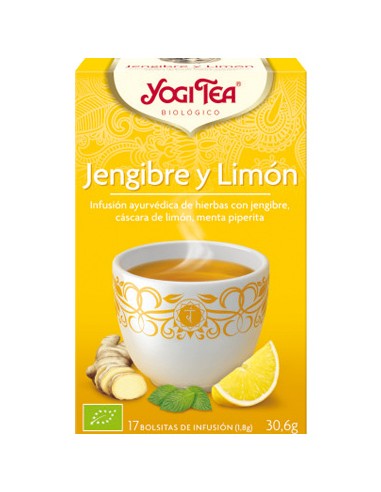 Yogi tea jengibre limon BIO 17 bolsitas