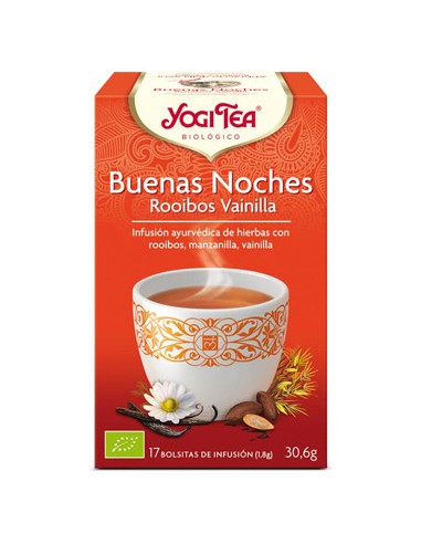 Yogi tea buenos sueños rooibos vainilla BIO 17 bolsitas