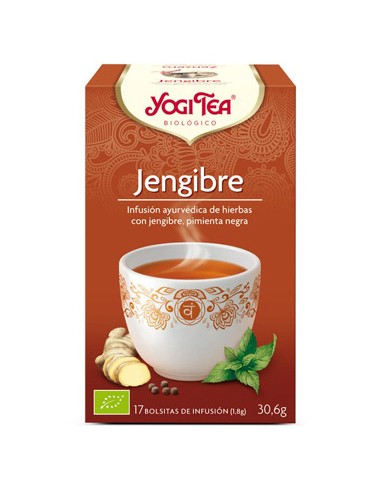 Yogi tea jengibre  BIO 17 bolsitas