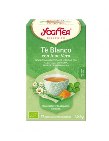 Yogi tea blanco aloe vera  BIO 17 bolsitas