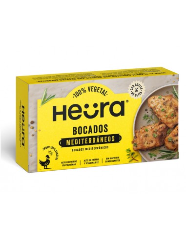 Congelado Heura bocados mediterraneos 180 g