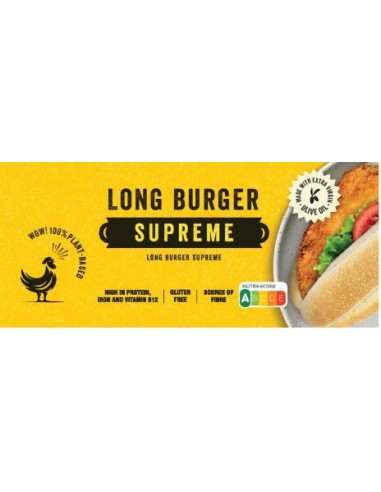 Congelado Heura long burger supreme  210g