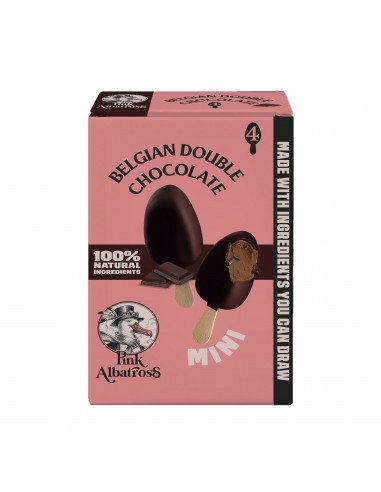 Helado Mini bombón doble chocolate 4x46gr (10 uds)