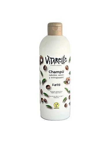 Champú cabellos secos estropeados karité 400ml