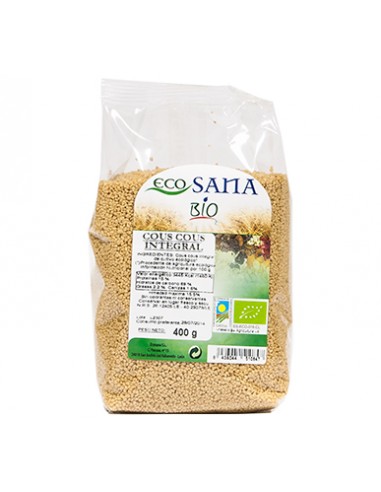 Cous cous integral BIO 400gr ecosana