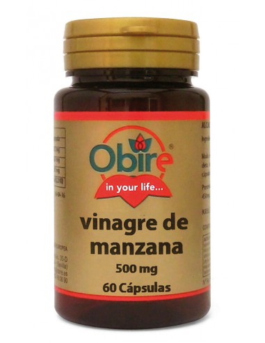 Vinagre de manzana 500mg 60caps