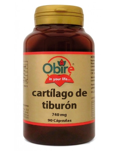 Cartilago de tiburon 740mg  90caps