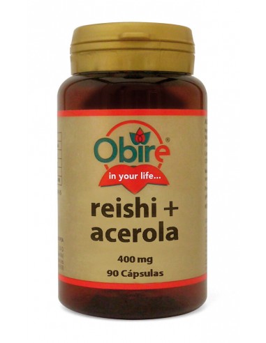 Reishi (micelio) y acerola 400mg 90 caps