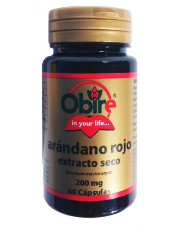 Arándano rojo (ext seco) 200mg 60 caps