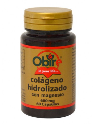 Colageno marino hidrolizado y magnesio 600mg 60caps