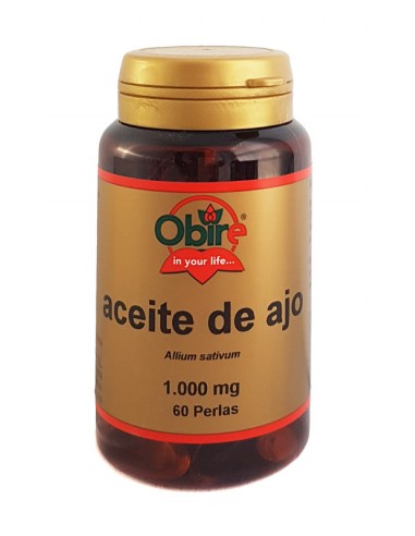 Aceite de ajo 1000 mg  60 perlas  nuevo