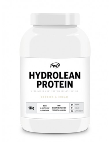 Proteina hidrolizada (hydrolean protein) cookies  y  cream 1kg