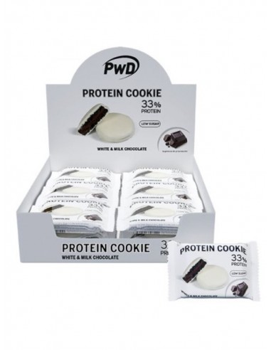 Protein cookie 33% protein white  y  milk choco (18 x 30g)