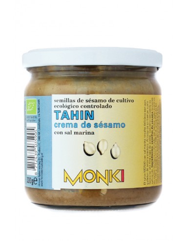 Tahin BIO con sal marina monki 330 gr