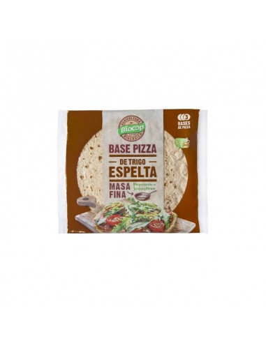 Base pizza masa fina trigo espelta biocop 390 g