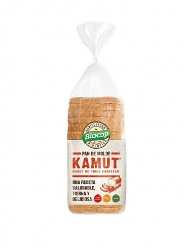 Pan molde blando kamut blanco biocop 400g