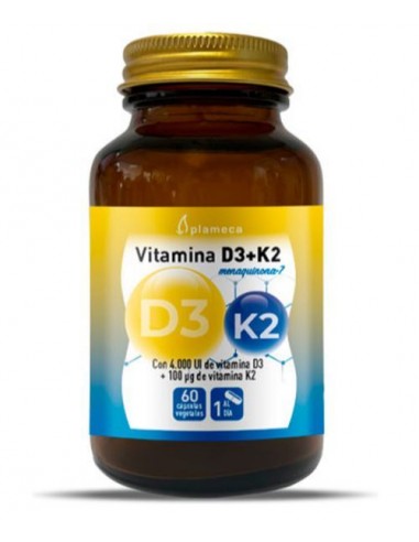 Vitamina d3  y  k2 - 60 caps