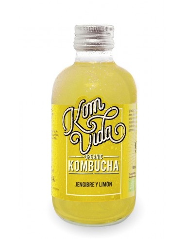 Refrig komvida Gingervida kombucha jengibre y limon 250 ml