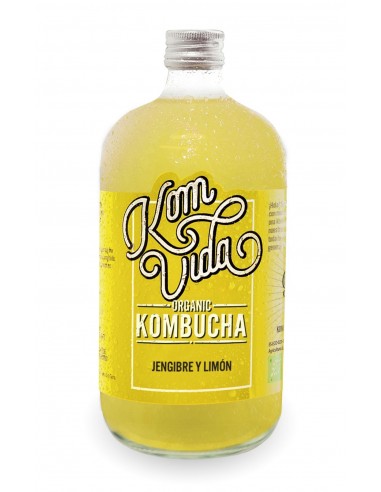 Refrig komvida Gingervida kombucha jengibre y limon 750ml