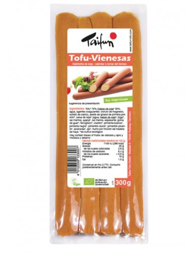 Refrig salchichas vegetal vienesas de tofu BIO 300 g