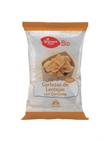 Cortezas de lentejas con curcuma BIO 65g