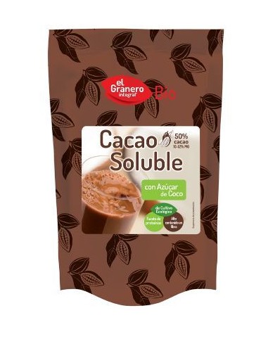 Cacao soluble con azucar de coco BIO 350 g