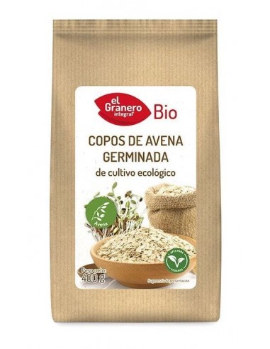 Copos de avena germinada BIO 400 g