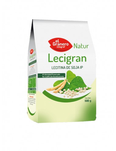 Lecigran lecitina de soja ip no gmo 500 g