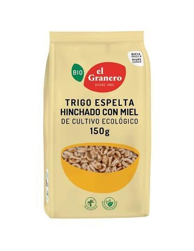 Trigo espelta hinchado con miel BIO 150 g