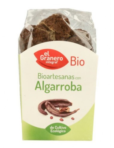 Galletas artesanas con algarroba BIO 250 g