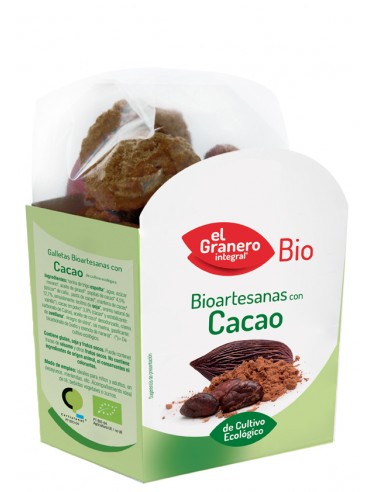 Galletas artesanas con chocolate BIO 220 g