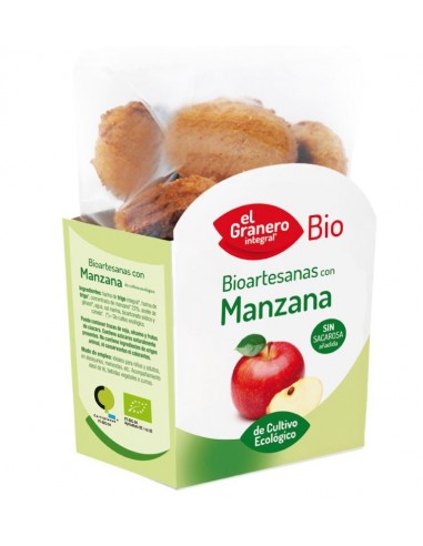 Galletas artesanas con manzana BIO 250 g