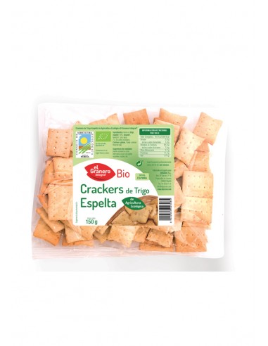 Crackers de trigo espelta con sésamo BIO 150 g