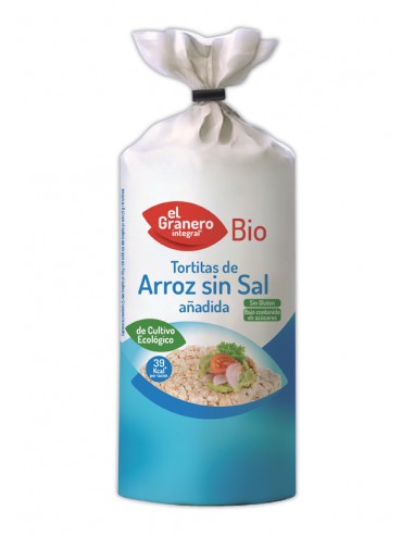 Tortitas de arroz sin sal añadida BIO 115 g