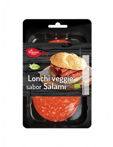 Refrig lonchas veganas sabor salami BIO  100 g - el granero