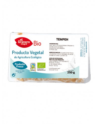 Refrig tempeh de soja BIO  250 g - el granero