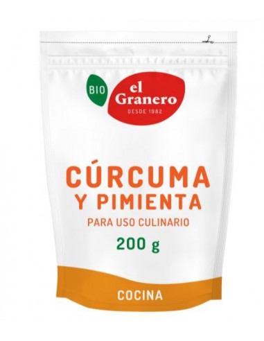 Curcuma y pimienta BIO 200 g