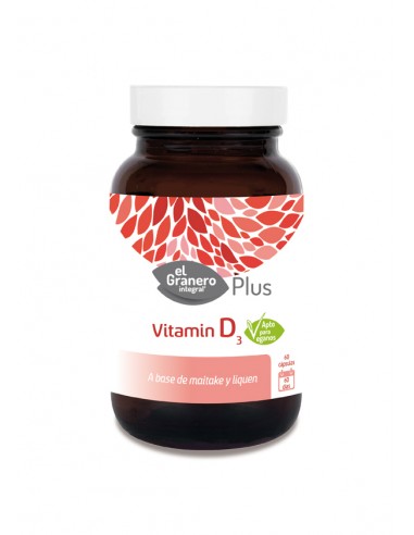 Vitamin d3 vegana 1000 ui/cap 60 cap. 330 mg