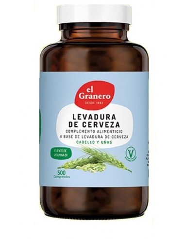 Levadura de cerveza 500 comp. 400 mg