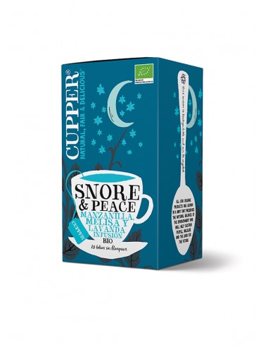 Infusion snore  y  peace BIO 20 bolsas