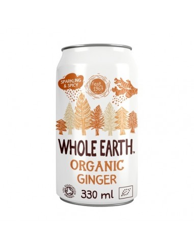 Refresco de jengibre BIO 330 ml -Whole Earth