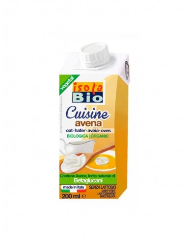 Crema para cocinar de avena bio