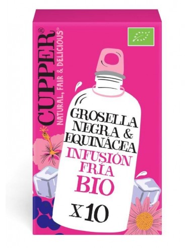 Infusion fria con grosella negra y equinacea BIO 10 bolsas