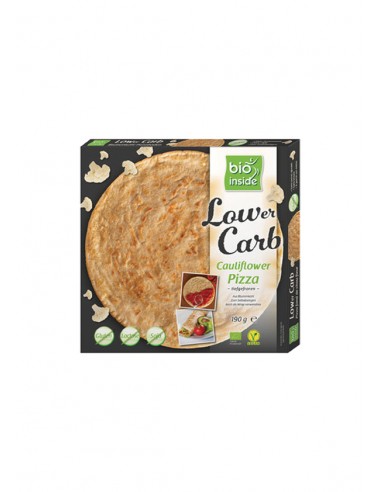 Congelado base de pizza de coliflor BIO  190 g