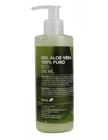 Gel aloe vera 100% puro ECO 250ml dosif